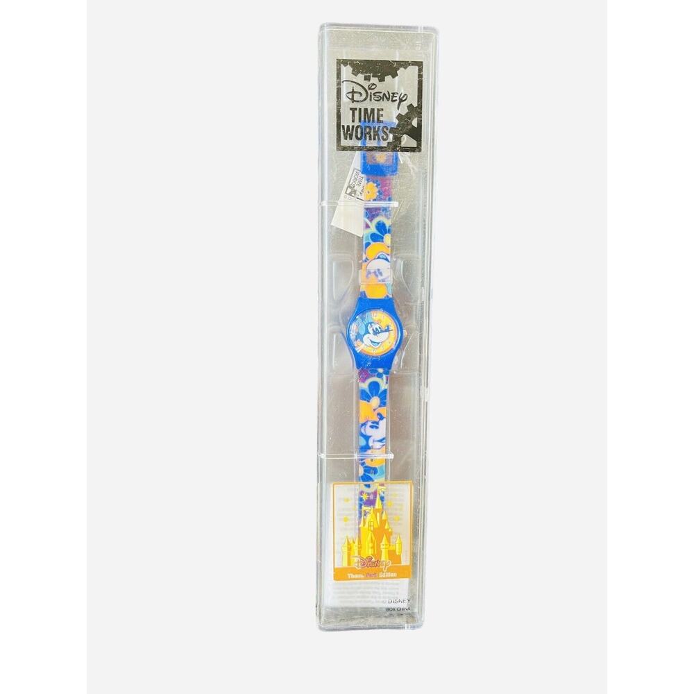 Vintage Disney Time Works Minnie Mouse Watch NIP Theme Park Exclusive Retro 90s